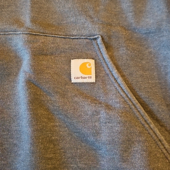 Carhartt Gray Mens Loose Fit Hoodie Sz XL - Picture 2 of 6